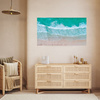 Canvas Print Sea Waves Water Beach 100x80 cm