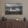 Canvas Print Architecture Florence Cathedral Black and White 40X30 cm