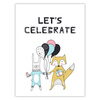 Let's celebrate Birthday Poster_2 30X40 cm + yellow frame