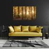 Canvas Print Sun Rays Forest Trees 80x40 cm