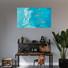 Canvas Print Boats Water Colors Waves 100x80 cm