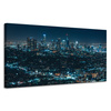 Canvas Print Architecture of Los Angeles at Night 120X60 cm