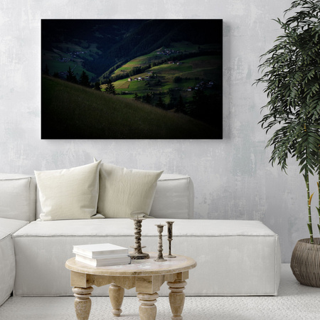 Canvas Print Nature Mountain Upland 40x30 cm