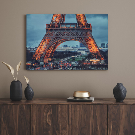 Canvas Print Architecture Eiffel Tower 40X30 cm