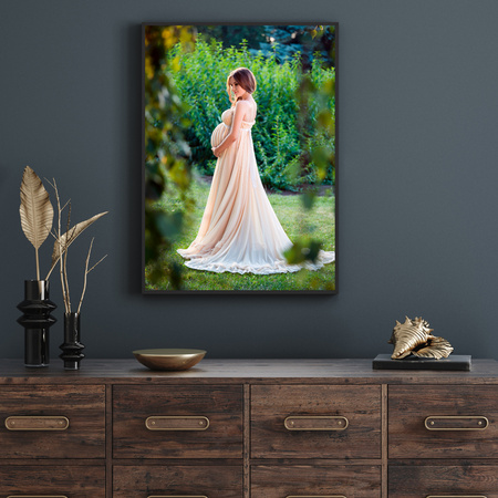 Your photo as a poster + grey frame 50x70 cm