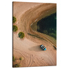 Canvas Print Car Sand Trees Water Summer 80x120