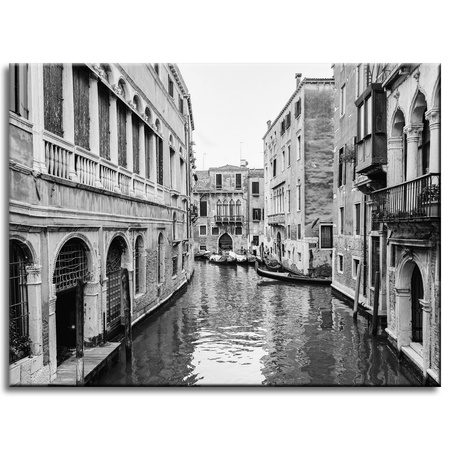 Canvas Print Architecture Venice Black and White 40X30 cm