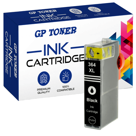 Compatible Ink Cartridge HP 364XL Photosmart 5510 5520 6520 3070a 3520 - GP-H364XLBK Black