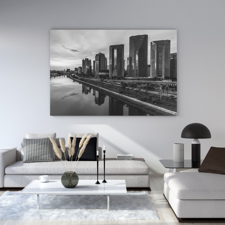 Canvas Print Architecture Sao Paulo Black and White 40X30 cm