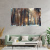 Canvas Print Forest Winter Snow White Nature 120x80 cm