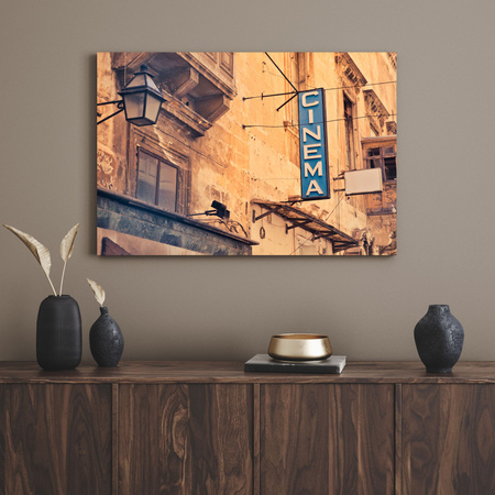 Canvas Print Vintage Cinema Board 40x30 cm
