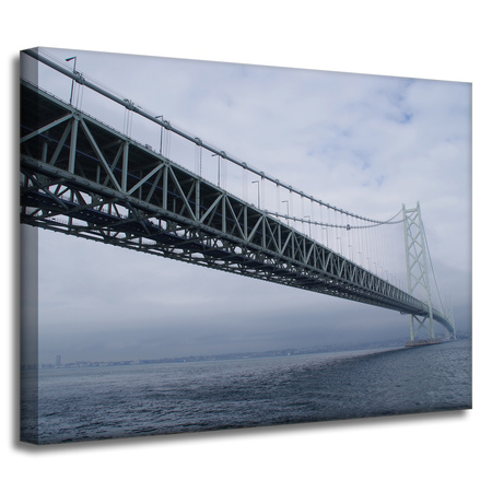 Canvas Print Architecture Bridge 40x30 cm