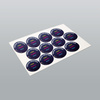 STICKERS with LOGO Square with print Waterproof Text Photo 60x60 mm
