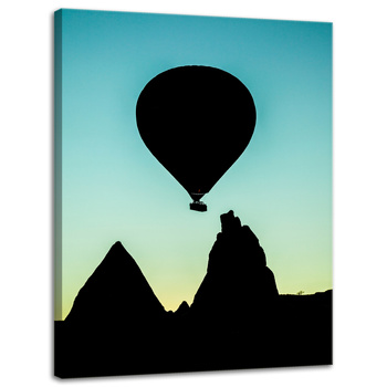 Canvas Print Nature Balloon Flight 30x40 cm