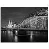 Canvas Print Architecture Cologne Germany Black and White 40X30 cm