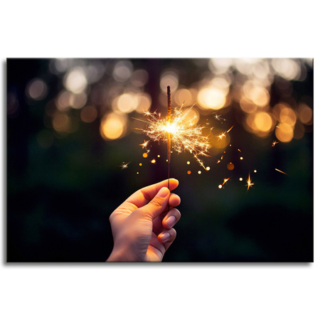 Canvas print Youth Cold Sparklers 90x60