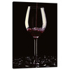 Canvas Print Kitchen Glass of Wine 40x60 cm