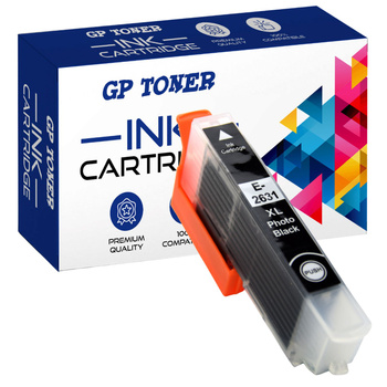 Compatible ink cartridge Epson XP-600, XP-700, XP-800 - photo black GP-E2631XL BK
